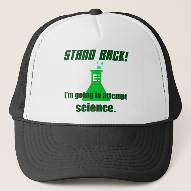 Attempting Science Trucker Hat (Front)