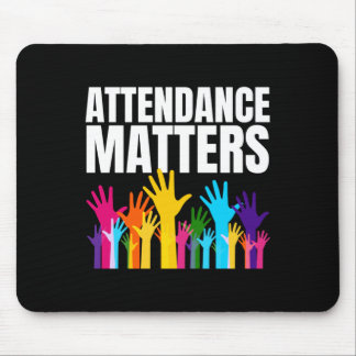Attendance S Sticker  Mouse Pad