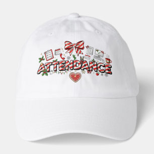 Attendance Teacher Christmas Holiday Hat