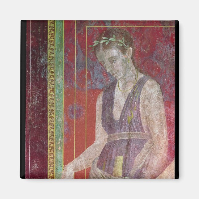 Attendant Pouring Liquid from a Jug Magnet (Front)