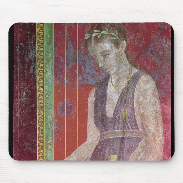 Attendant Pouring Liquid from a Jug Mouse Pad (Front)