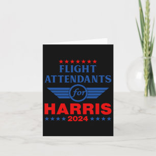 Attendants For Kamala Harris 2024 Card