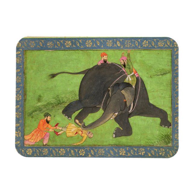 Attendants rescue a fallen man from an enraged ele magnet (Horizontal)