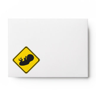 Attention: Baby Ahead! Envelope
