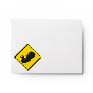 Attention: Baby Ahead! Envelope