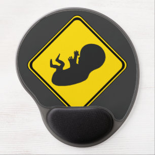 Attention: Baby Ahead! Gel Mouse Pad