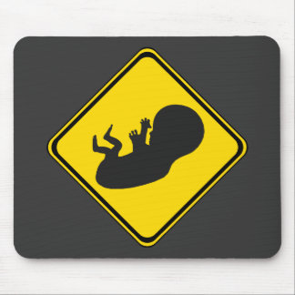 Attention: Baby Ahead! Mouse Pad