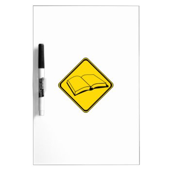 Attention: Books! Dry-erase Board by Emangl3D at Zazzle