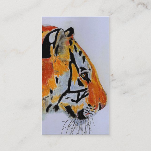 attention captured business card (Front)