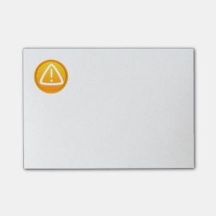 Attention Caution Symbol Post-it Notes