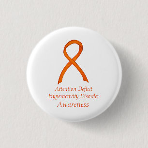 Attention Deficit Hyperactivity Disorder (ADHD)Pin Button
