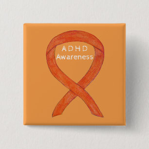 Attention Deficit Hyperactivity Disorder (ADHD)Pin Button