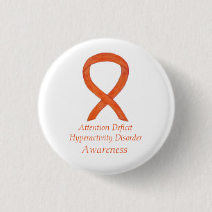 Attention Deficit Hyperactivity Disorder (ADHD)Pin Button