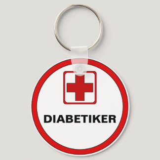 Attention - DIABETICS Keychain