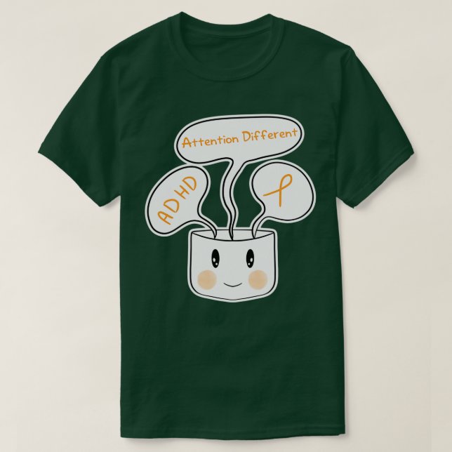Attention different ADHD awareness month 2 T-Shirt (Design Front)