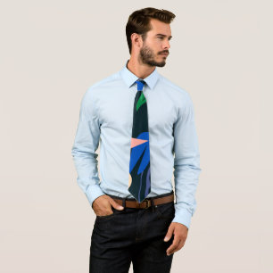 Attention Getter tropical design Neck Tie