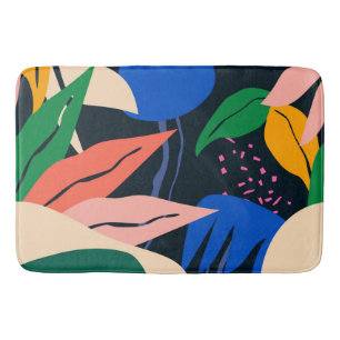 Attention Getter tropical pattern Bath Mat