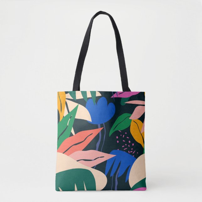 Attention Getter tropical pattern Tote Bag (Front)