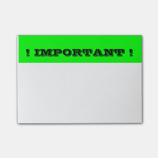 Attention-grabbing neon Post-it notes
