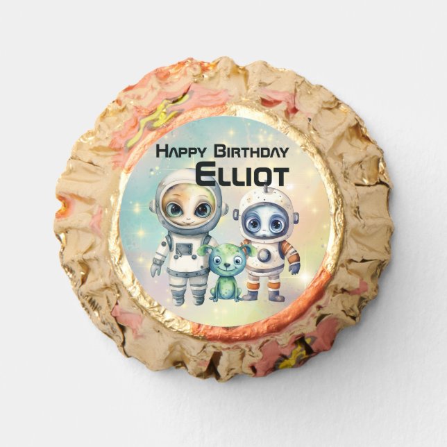 Attention Intergalactic Birthday   Reese's Peanut Butter Cups (Front)
