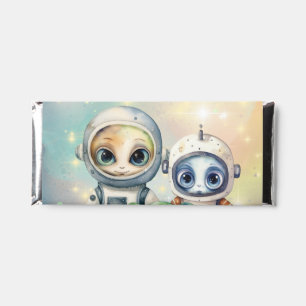 Attention Intergalactic Plain Birthday   Hershey Bar Favors