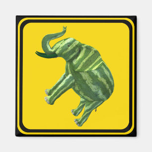 Attention: Melophant Crossing! Magnet