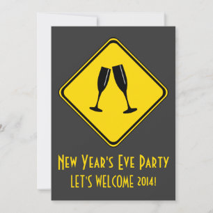 Attention: New Year's Eve Party Ahead! Invitation