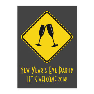 Attention: New Year's Eve Party Ahead! Invitation