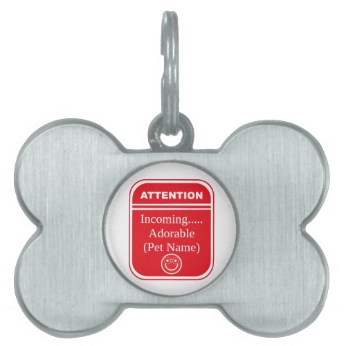 Attention This Template is free to use Cutomize Pet ID Tag