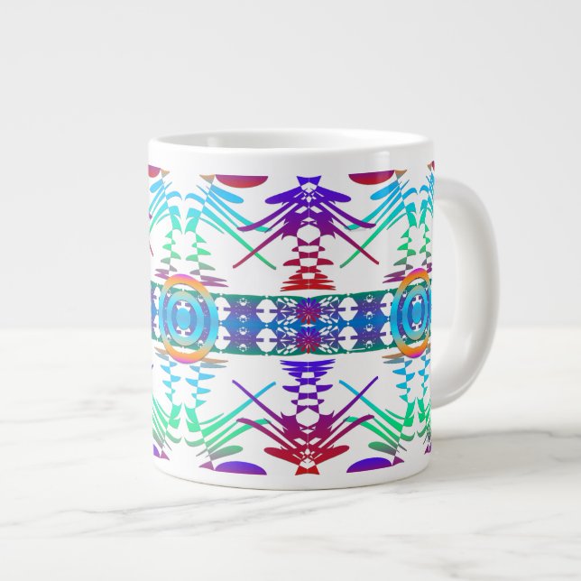 Attentive Eye to all Trends Giant Coffee Mug (Front Right)