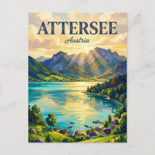 Attersee Austria Postcard