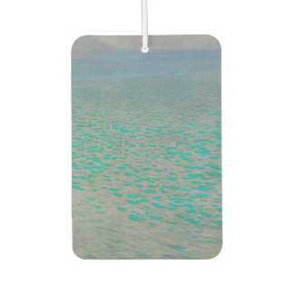 Attersee, Coastal Landscape Painting, Gustav Klimt Air Freshener