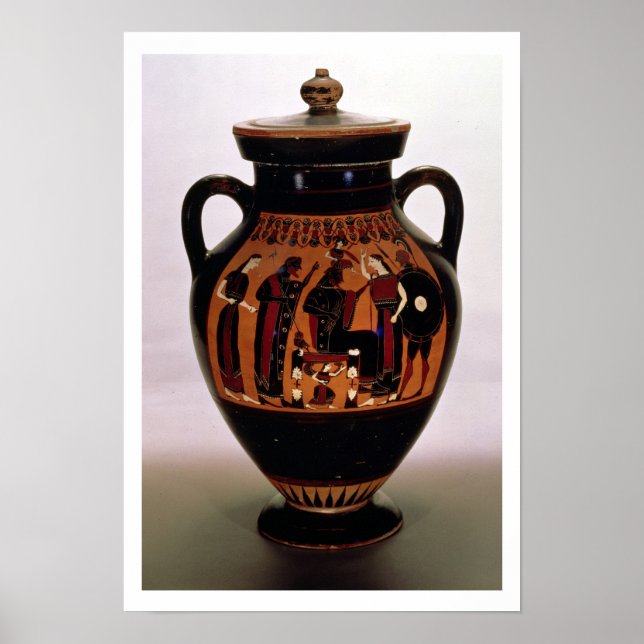 Attic black-figure amphora depicting the Birth of Poster (Front)