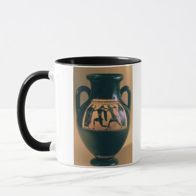 Attic black figure amphora depicting Theseus and t Mug (Left)