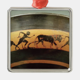Attic black-figure cup metal ornament