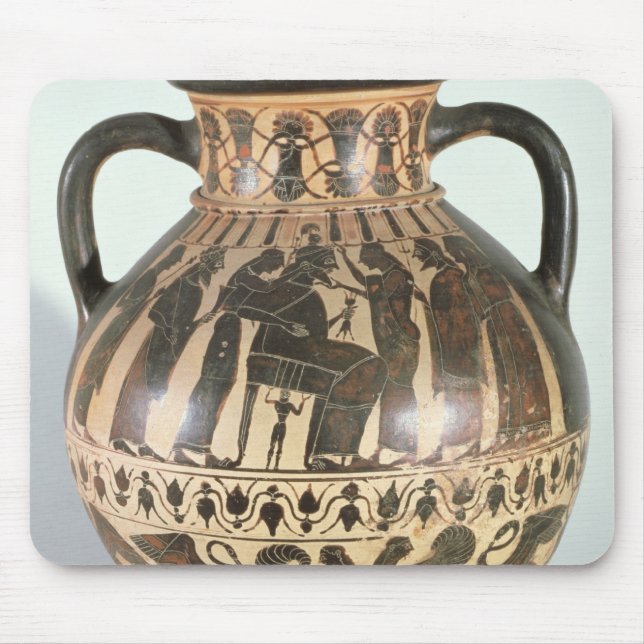 Attic Corinthian amphora Mouse Pad (Front)