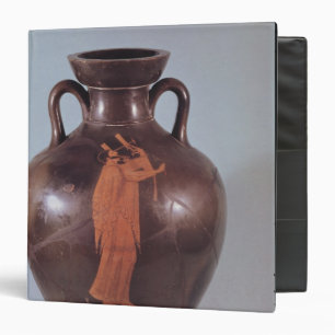 Attic red figure amphora 3 ring binder