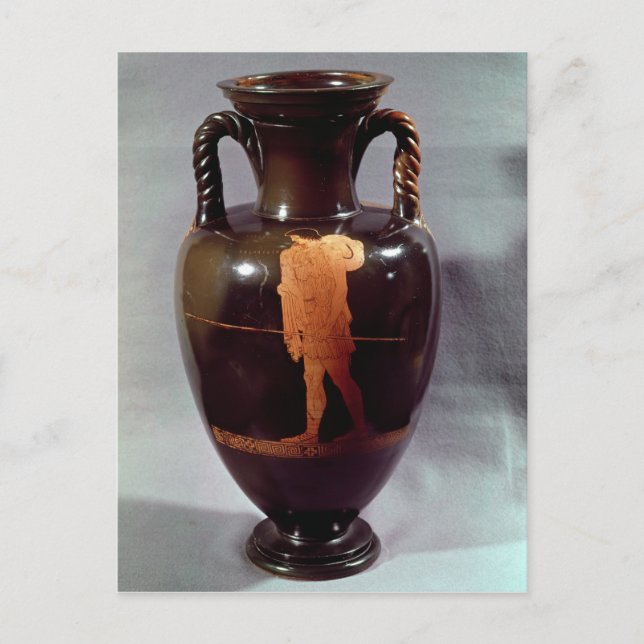 Attic red-figure amphora postcard (Front)
