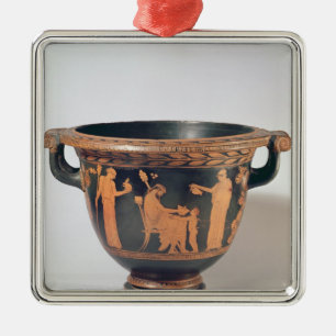 Attic red-figure bell krater, c.450-440 BC Metal Ornament