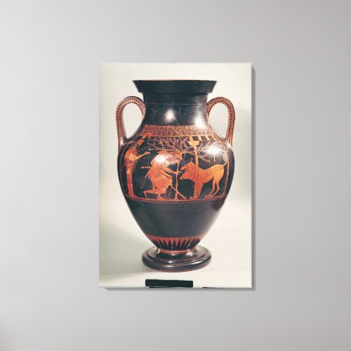 Attic red_figure belly amphora canvas print