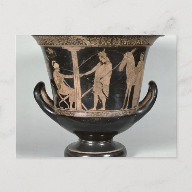 Attic red-figure kalyx krater postcard (Front)