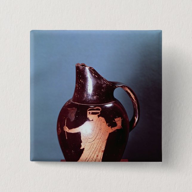 Attic red-figure oinochoe button (Front)