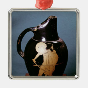 Attic red-figure oinochoe metal ornament