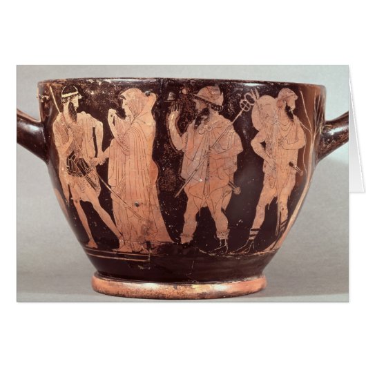 Attic red figure skyphos cards (Front Horizontal)