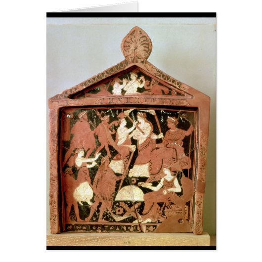 Attic votive tablet cards (Front)
