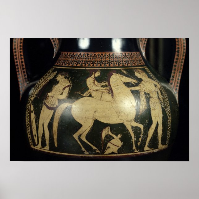 Attic white-figure amphora poster (Front)
