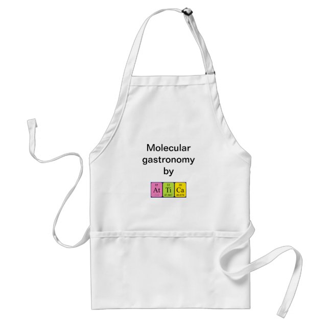 Attica periodic table name apron (Front)