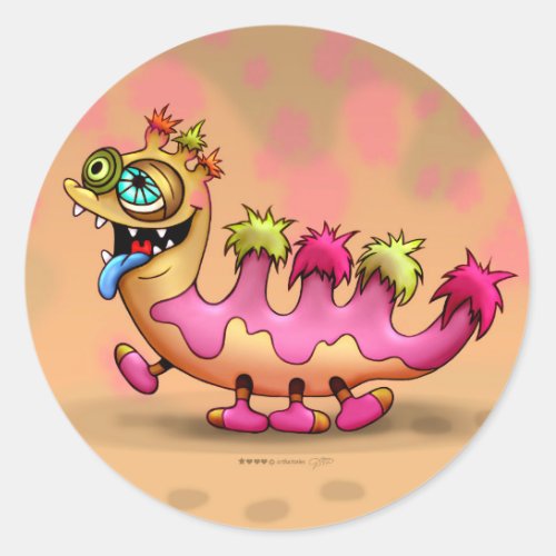 ATTILA CUTE ALIEN MONSTER Auto_Collant Sticker