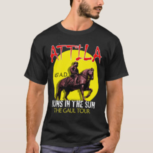 Attila 'Huns in the Sun' Tour (Men's Dark Front) T-Shirt