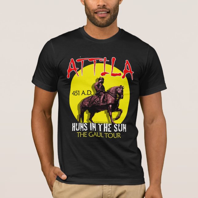 Attila "Huns in the Sun" Tour (Women's Dark) T-Shirt (Front)